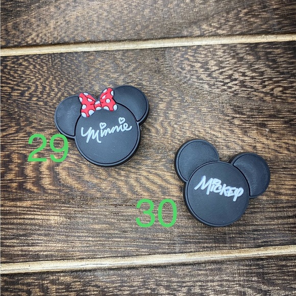 CROCS Shoes - Croc Charms - Mickey & Minnie Couples Set